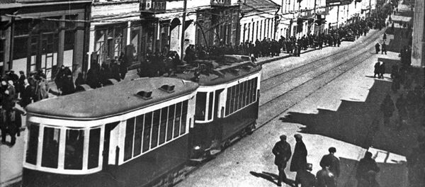 Улица Советская (ныне – проспект Независимости) в Минске, 1930 год - Sputnik Беларусь