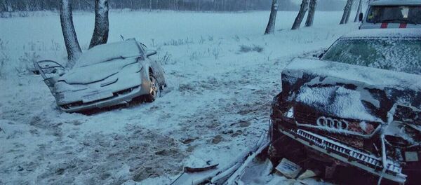 Лобовое ДТП в Рогачевском районе - Sputnik Беларусь