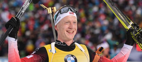 Биатлонист Йоханнес Бё Биатлонист Йоханнес Бё - Sputnik Беларусь