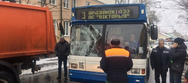 Место ДТП в Бресте Место ДТП в Бресте - Sputnik Беларусь