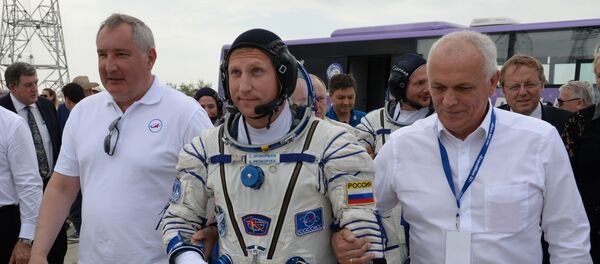 Член основного экипажа МКС-56/57 космонавт Роскосмоса Сергей Прокопьев Член основного экипажа МКС-56/57 космонавт Роскосмоса Сергей Прокопьев - Sputnik Беларусь