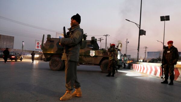 Военные в Кабуле после атаки боевиков на правительственное здание - Sputnik Беларусь