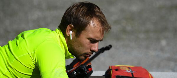 Российский биатлонист Антон Шипулин Российский биатлонист Антон Шипулин - Sputnik Беларусь