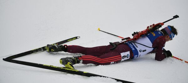 Российский биатлонист Антон Шипулин Российский биатлонист Антон Шипулин - Sputnik Беларусь