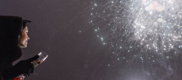 Фейерверк на Новый год, архивное фото - Sputnik Беларусь