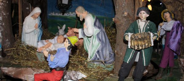 Механическая рождественская батлейка - Sputnik Беларусь