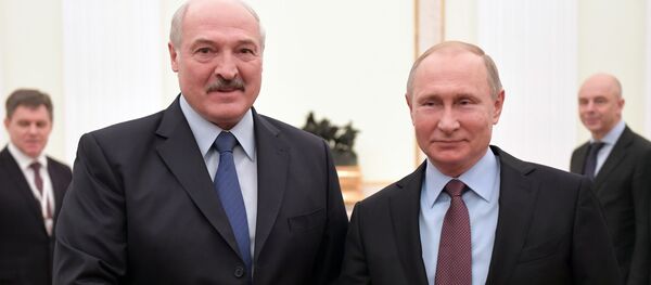 Прэзідэнт РФ Уладзімір Пуцін і прэзідэнт Беларусі Аляксандр Лукашэнка Прэзідэнт РФ Уладзімір Пуцін і прэзідэнт Беларусі Аляксандр Лукашэнка - Sputnik Беларусь