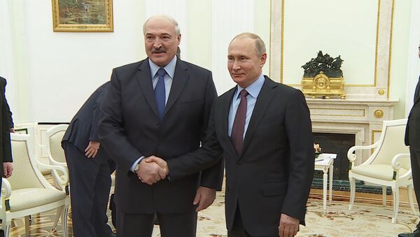 Видеофакт: Лукашенко и Путин провели переговоры в Москве - Sputnik Беларусь