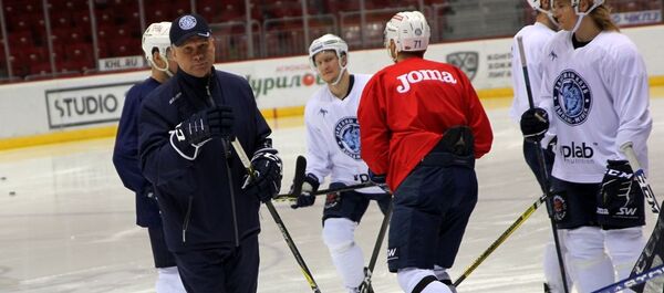 Главный тренер ХК Динамо-Минск Андрей Сидоренко - Sputnik Беларусь