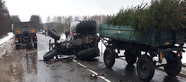 Место ДТП под Малоритой - Sputnik Беларусь