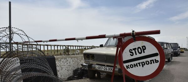Автомобильный пункт пропуска Джанкой на российско-украинской границе - Sputnik Беларусь