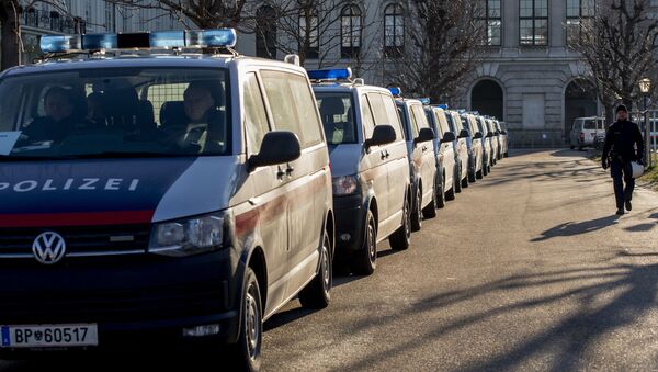 Автомобили австрийской полиции, архивное фото - Sputnik Беларусь
