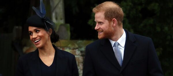 Британский принц Гарри и его супруга Меган Маркл Британский принц Гарри и его супруга Меган Маркл - Sputnik Беларусь