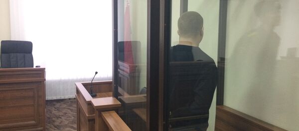 Владислав Шевеленко в зале суда  - Sputnik Беларусь