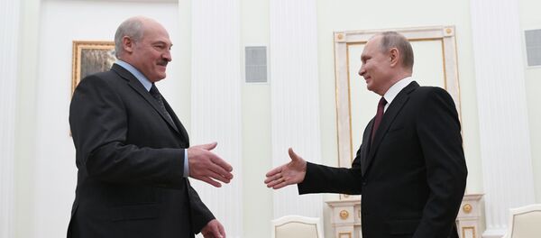 Президент РФ Владимир Путин и президент Беларуси Александр Лукашенко - Sputnik Беларусь