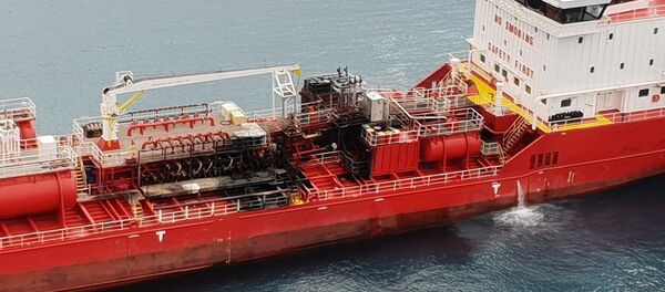 Танкер, на котором произошло ЧП - Sputnik Беларусь