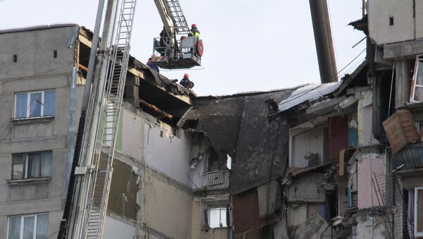 Ситуация в Магнитогорске в связи с обрушением подъезда жилого дома - Sputnik Беларусь