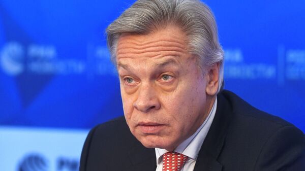 Председатель комиссии Совета Федерации РФ по информационной политике Алексей Пушков  - Sputnik Беларусь
