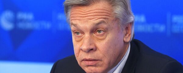 Председатель комиссии Совета Федерации РФ по информационной политике Алексей Пушков Председатель комиссии Совета Федерации РФ по информационной политике Алексей Пушков - Sputnik Беларусь