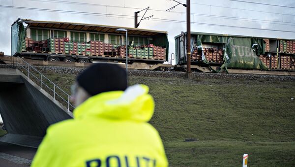 Последствия аварии поездов в Дании - Sputnik Беларусь