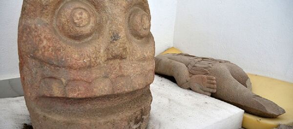 Скульптуры бажаства, якое пачыталі старажытныя ацтэкі Скульптуры бажаства, якое пачыталі старажытныя ацтэкі - Sputnik Беларусь