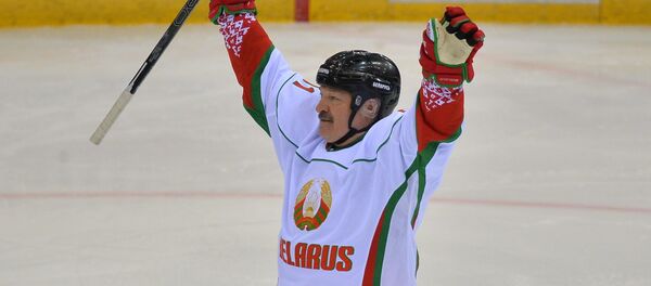 Прэзідэнт Беларусі Аляксандр Лукашэнка на Калядным турніры-2019 - Sputnik Беларусь