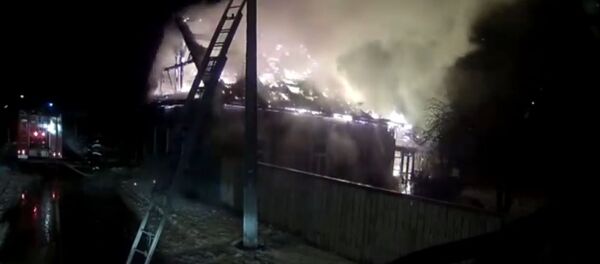 Видеофакт: пенсионер погиб при пожаре в жилом доме - Sputnik Беларусь