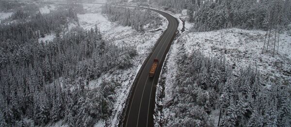 Дорога в России, архивное фото - Sputnik Беларусь