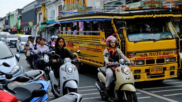 Дорожное движение в Таиланде, архивное фото - Sputnik Беларусь