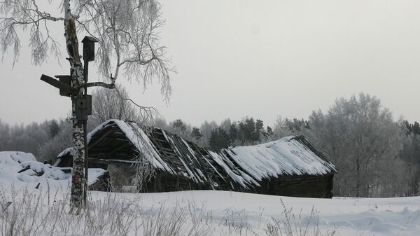 Заброшенный дом в деревне, архивное фото - Sputnik Беларусь
