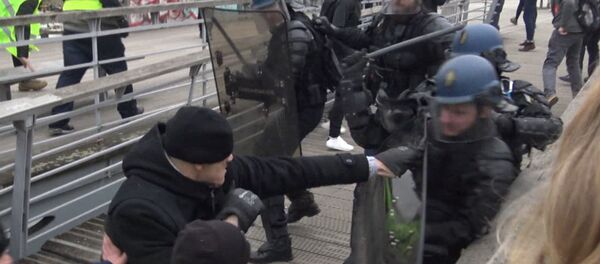 Акции проетста желтых жилетов во Франции - Sputnik Беларусь