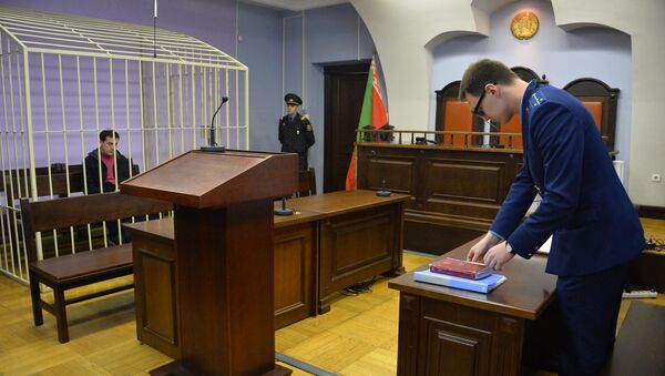 Суд приступил к рассмотрению уголовного дела в отношении Андрея Стрижака - Sputnik Беларусь