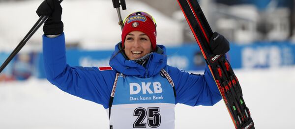 Итальянская биатлонистка Лиза Виттоцци - Sputnik Беларусь