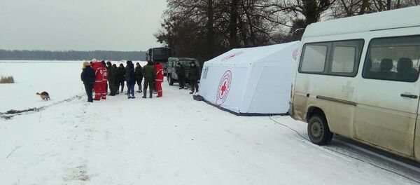 Место поисков пропавшего - Sputnik Беларусь