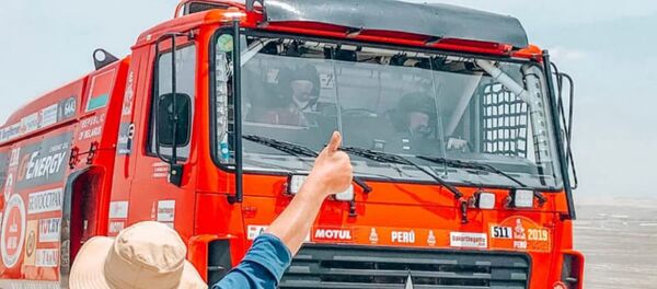 МАЗ Вязовіча заняў трэцяе месца на этапе Дакара МАЗ Вязовіча заняў трэцяе месца на этапе Дакара - Sputnik Беларусь