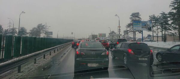 Пробка на МКАД в Минске - Sputnik Беларусь