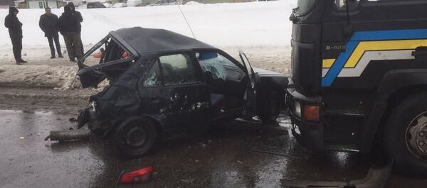 Место ДТП в Минске - Sputnik Беларусь