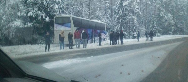 Место ДТП под Логойском - Sputnik Беларусь