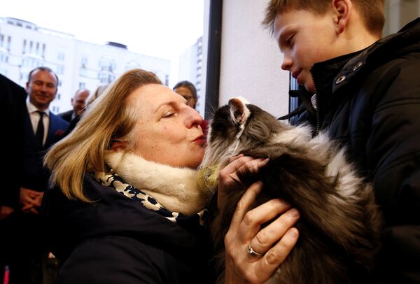 Фотофакт: глава Приорбанка чистил дорожку перед посольством Австрии - Sputnik Беларусь