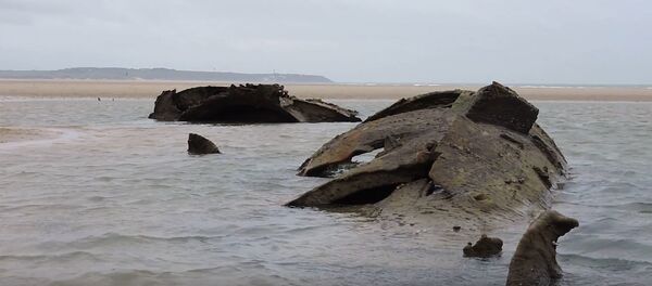 Останки немецкой подлодки нашли на побережье Франции из-за отлива - Sputnik Беларусь