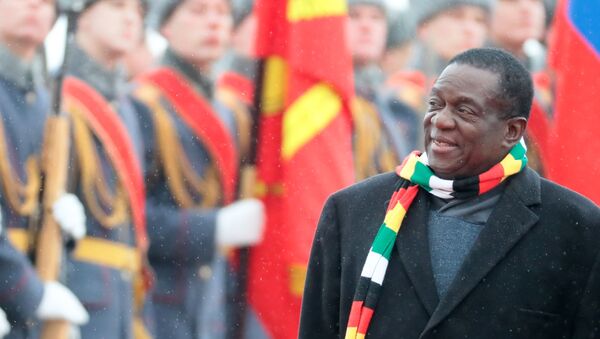 Президент Зимбабве Эммерсон Мнангагва - Sputnik Беларусь