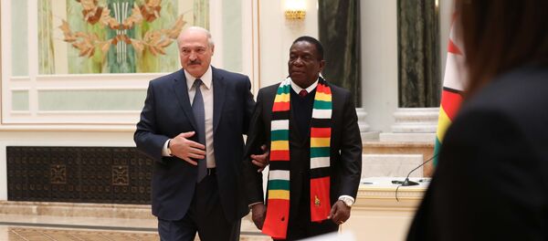 Президент Беларуси Александр Лукашенко и президент Зимбабве Эммерсон Мнангагва - Sputnik Беларусь