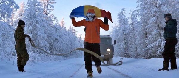 Сказка и адский мороз: что сделал молдавский экстремал ради девочки с ДЦП - Sputnik Беларусь