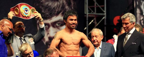 Мэнни Пакьяо – чемпион мира по версии WBO в весовой категории до 66,68 кг - Sputnik Беларусь