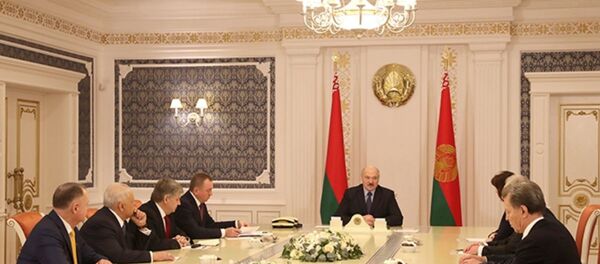 Встреча Александра Лукашенко в преддверии 100-летия белорусской дипломатической службы - Sputnik Беларусь