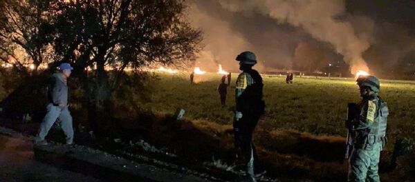 Место взрыва в Мексике - Sputnik Беларусь