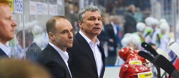 Главный тренер сборной Беларуси по хоккею Андрей Сидоренко Главный тренер сборной Беларуси по хоккею Андрей Сидоренко - Sputnik Беларусь