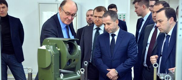 Посол Михаил Бабич на ОАО Пеленг - Sputnik Беларусь