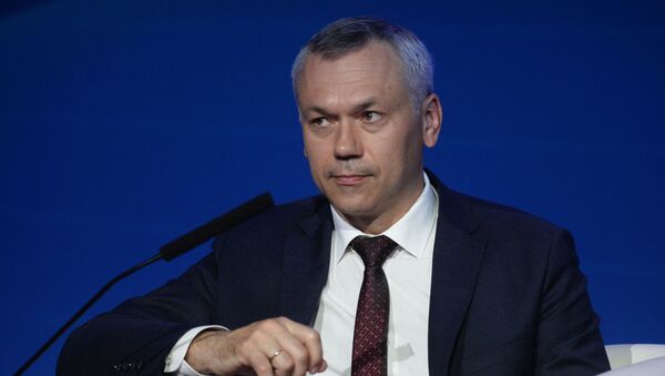 Губернатор Новосибирской области Андрей Травников - Sputnik Беларусь