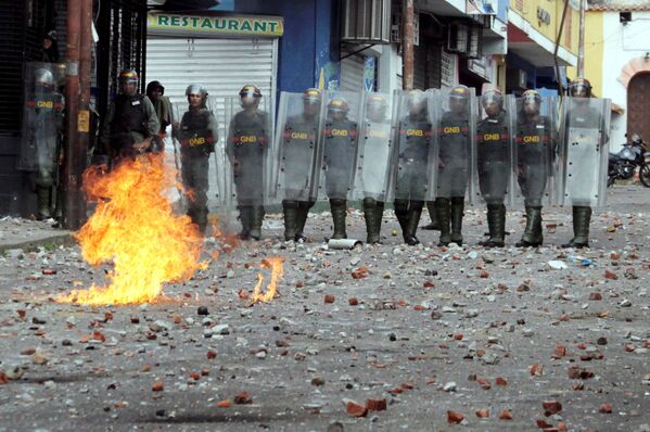Протесты в Каракасе, Венесуэла - Sputnik Беларусь